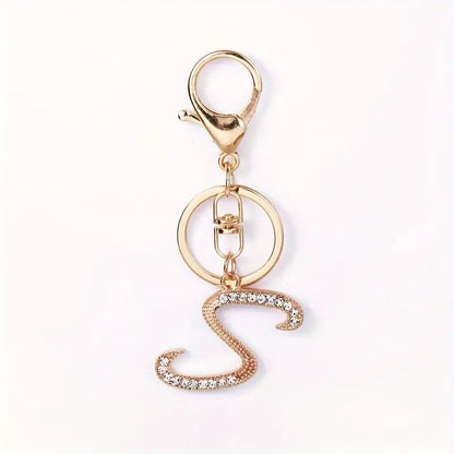 Rhinestone Keychains (Gold)