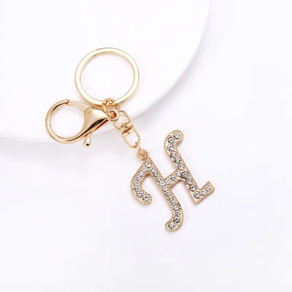 Rhinestone Keychains (Gold)