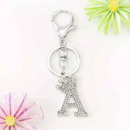 Rhinestone Key Chains (Silver)
