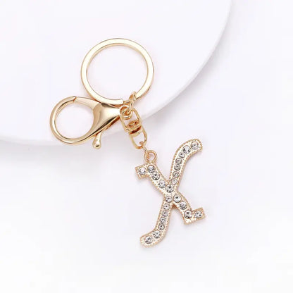 Rhinestone Keychains (Gold)