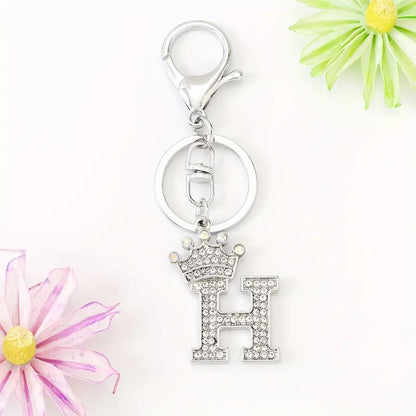 Rhinestone Key Chains (Silver)