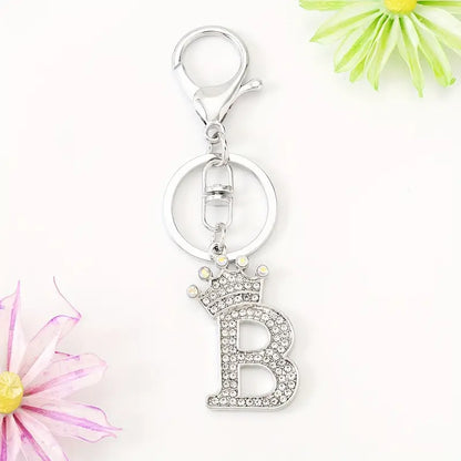 Rhinestone Key Chains (Silver)