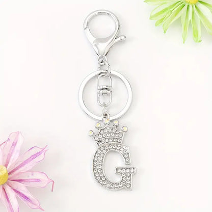 Rhinestone Key Chains (Silver)