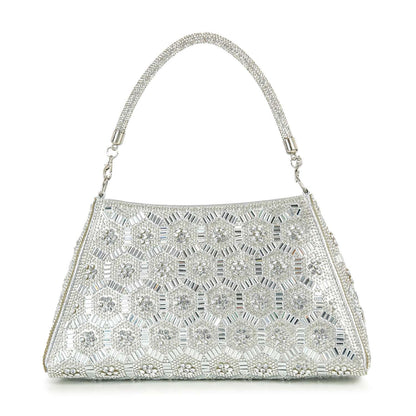 Dazzling Rhinestone Pattern Hand Tote