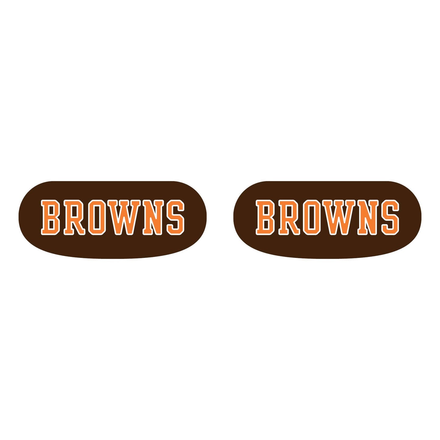 Cleveland Browns Face Decorations