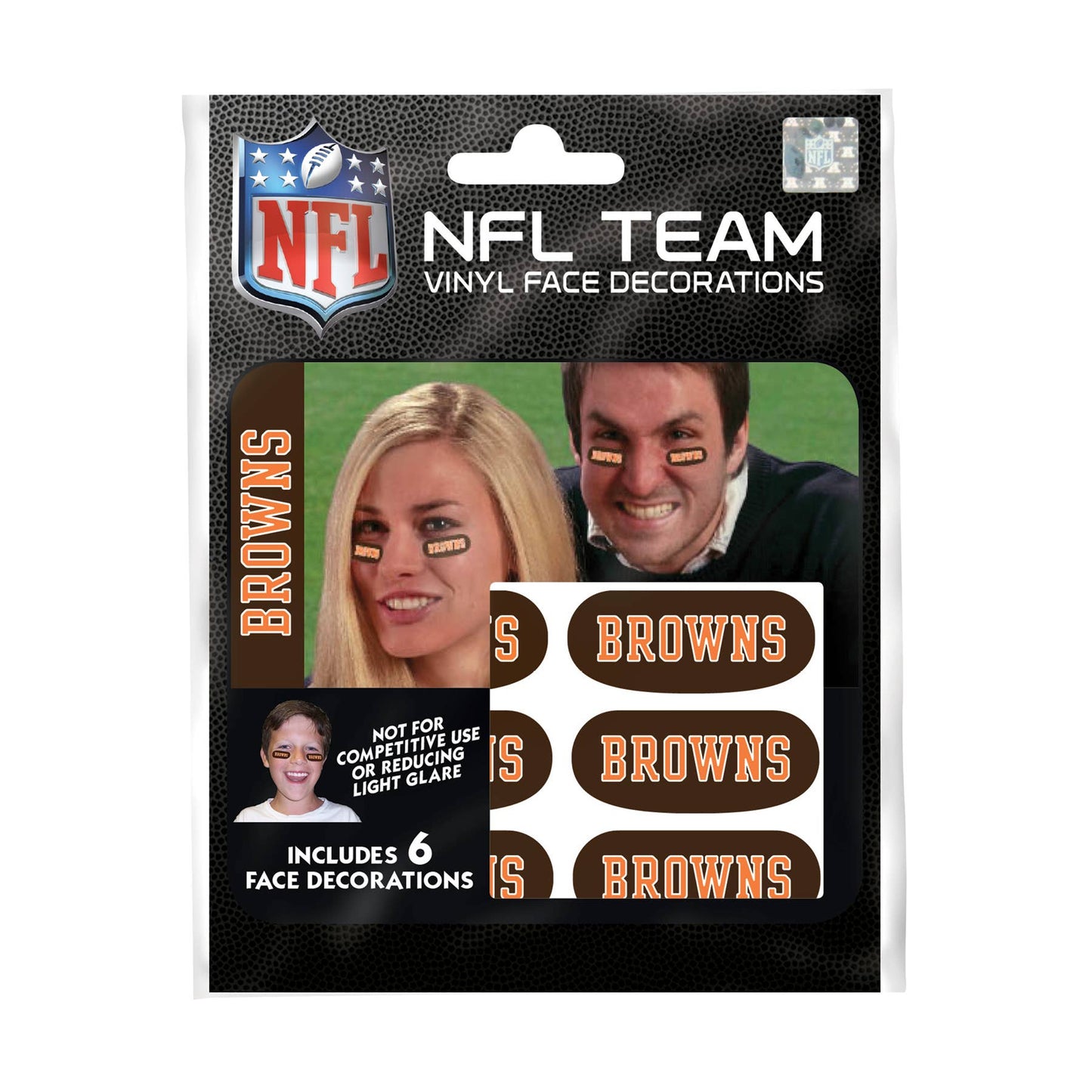 Cleveland Browns Face Decorations