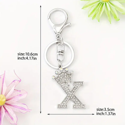 Rhinestone Key Chains (Silver)