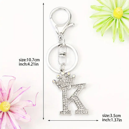 Rhinestone Key Chains (Silver)