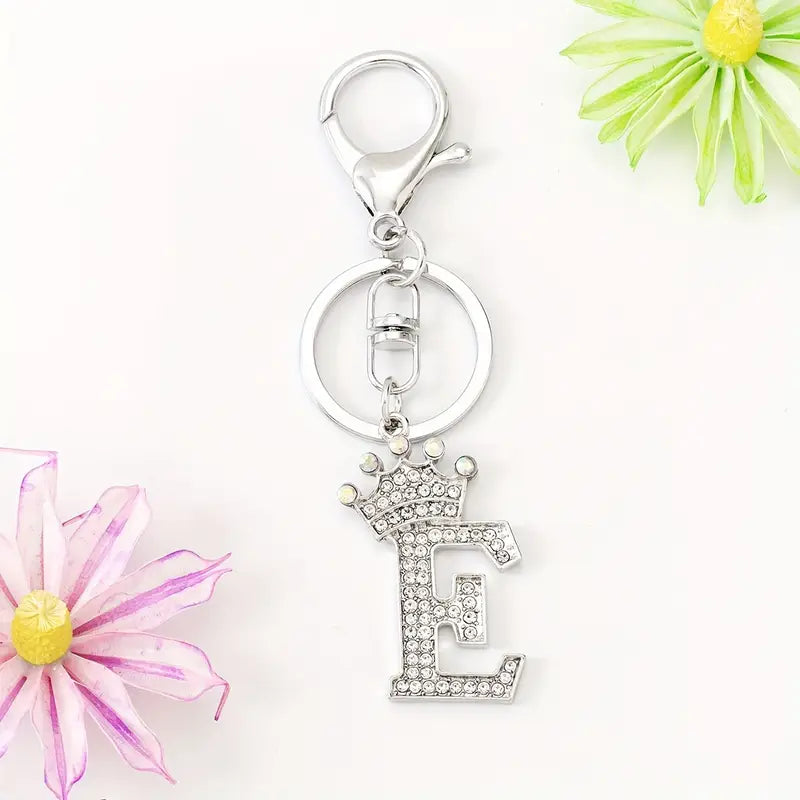Rhinestone Key Chains (Silver)