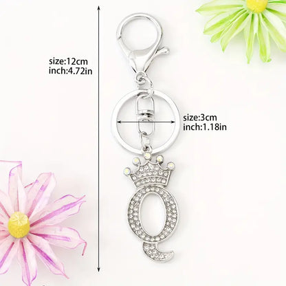 Rhinestone Key Chains (Silver)
