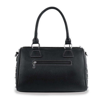 Edgy Skull Satchel Handbag