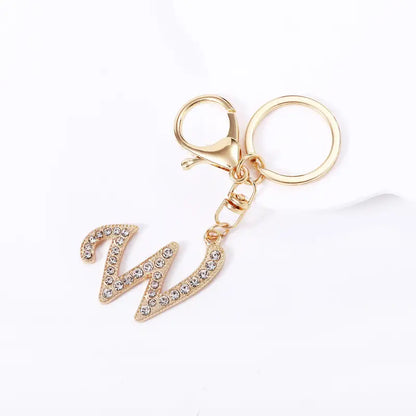 Rhinestone Keychains (Gold)