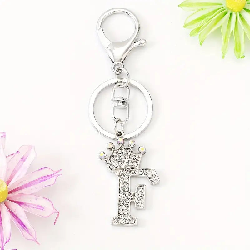Rhinestone Key Chains (Silver)